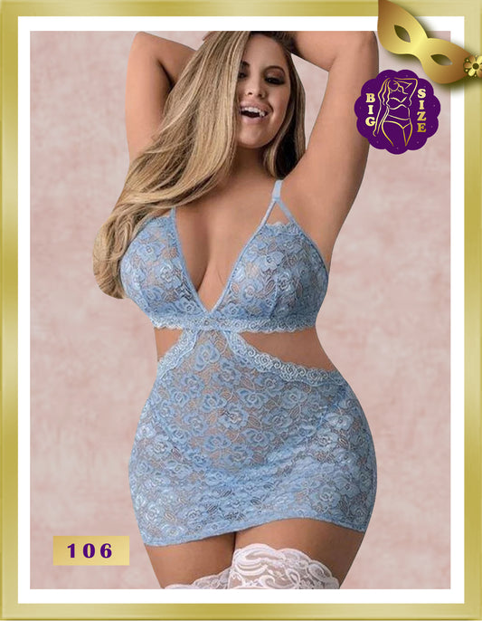 HN Special Size Lace Babydoll 106 Free Size Big