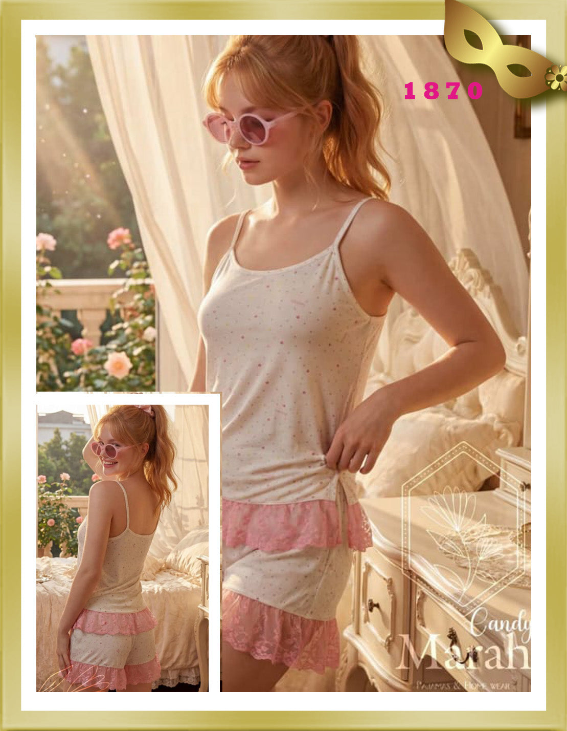 Hotshort Summer Pajamas 1870