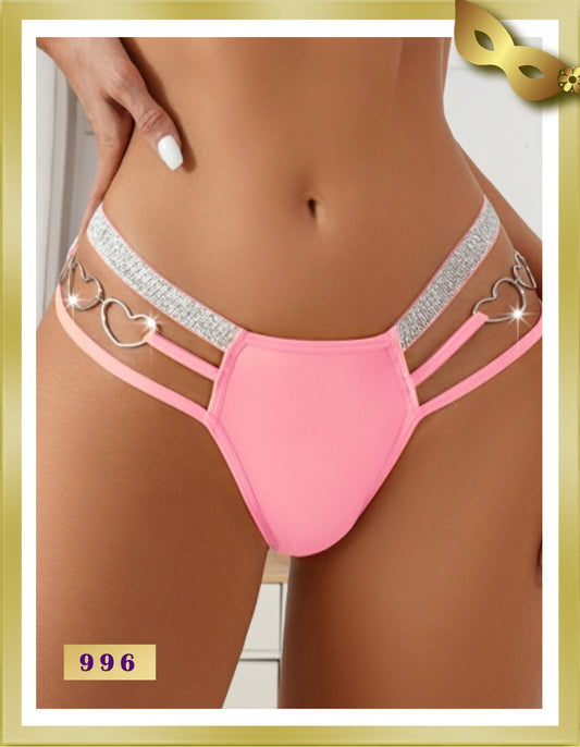 HN Heart Ring Panty 996 Free Size Pink