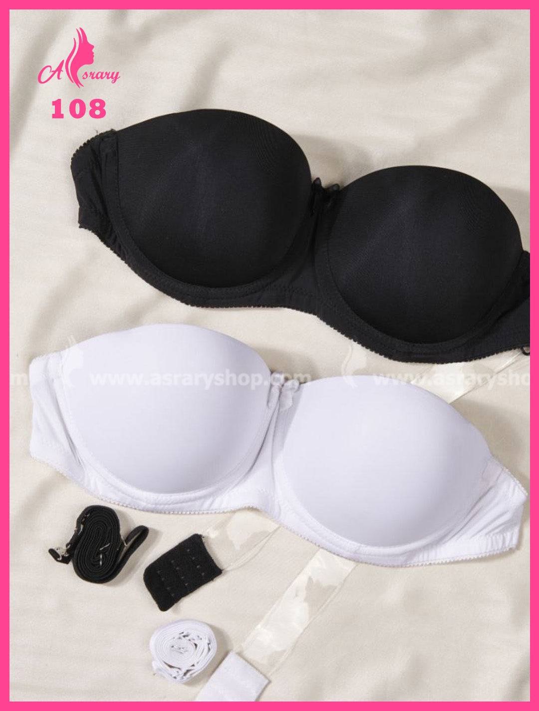 Dr.Secret Strapless Transparent Back Underwired Soft Cup Bra 108