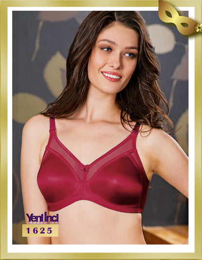 YENİ İNCİ Gathering Basic Bra 1625 Burgundy