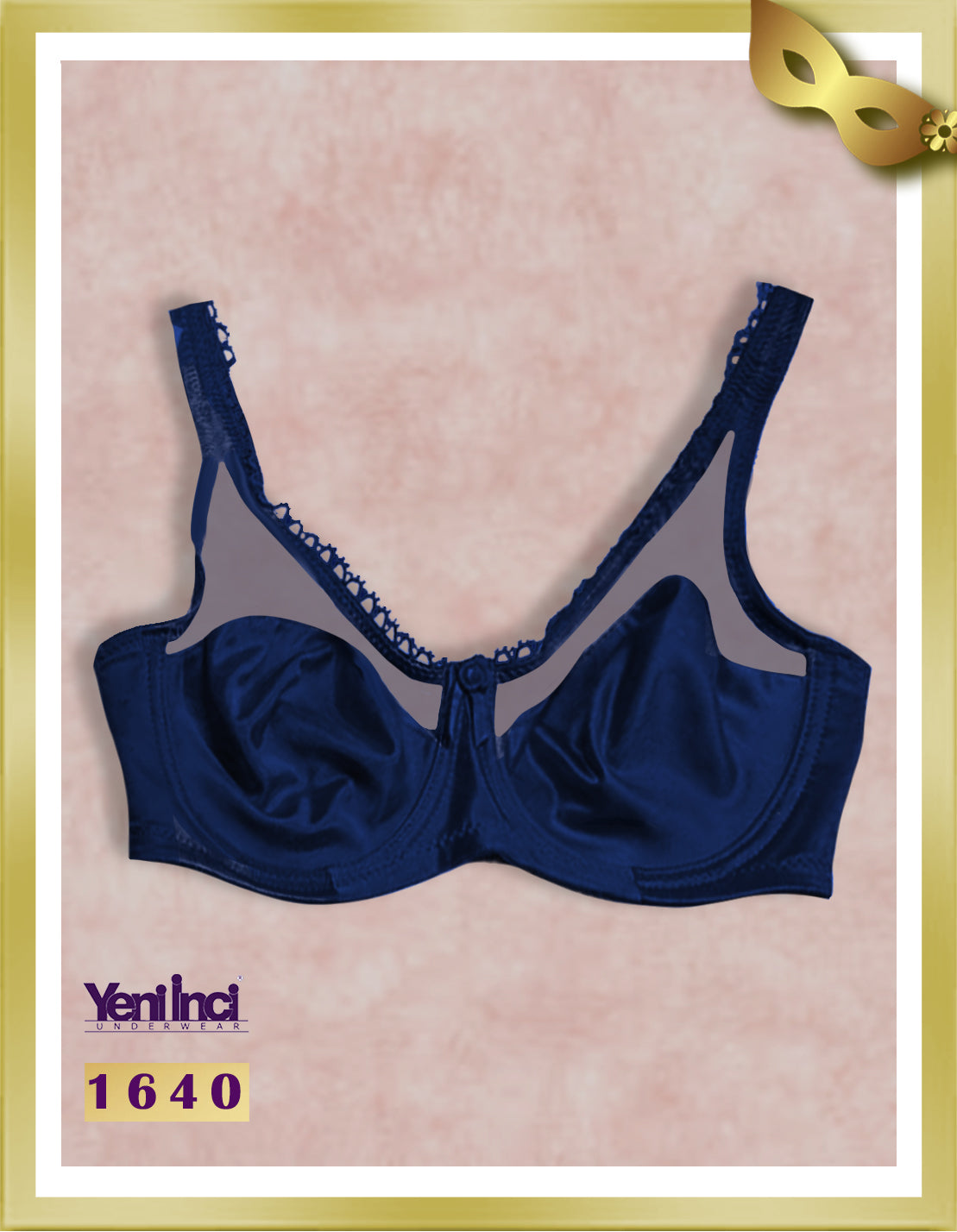 YENİ İNCİ Lace Minimizer Underwire Bra 1640