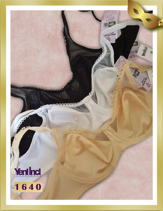 YENİ İNCİ Lace Minimizer Underwire Bra 1640