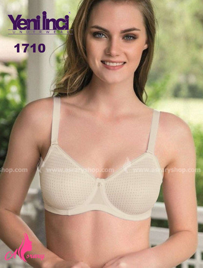 YENİ İNCİ Basic Underwire Minimizer Bra 1710 Beige