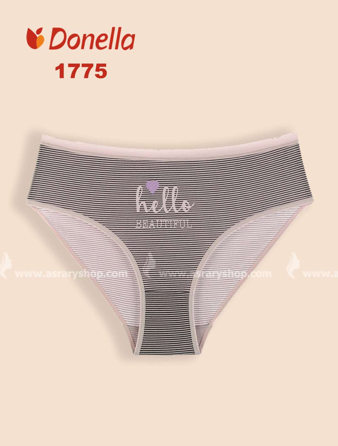 Donella Cotton Printed Striped Brief 1775 East Side