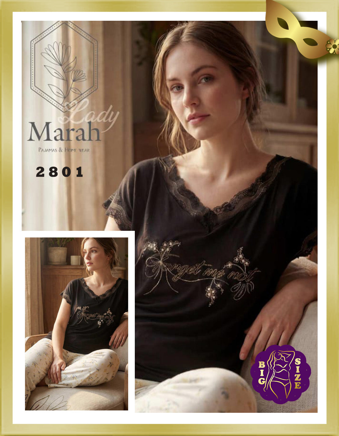 Short Sleeves Pajamas 2801