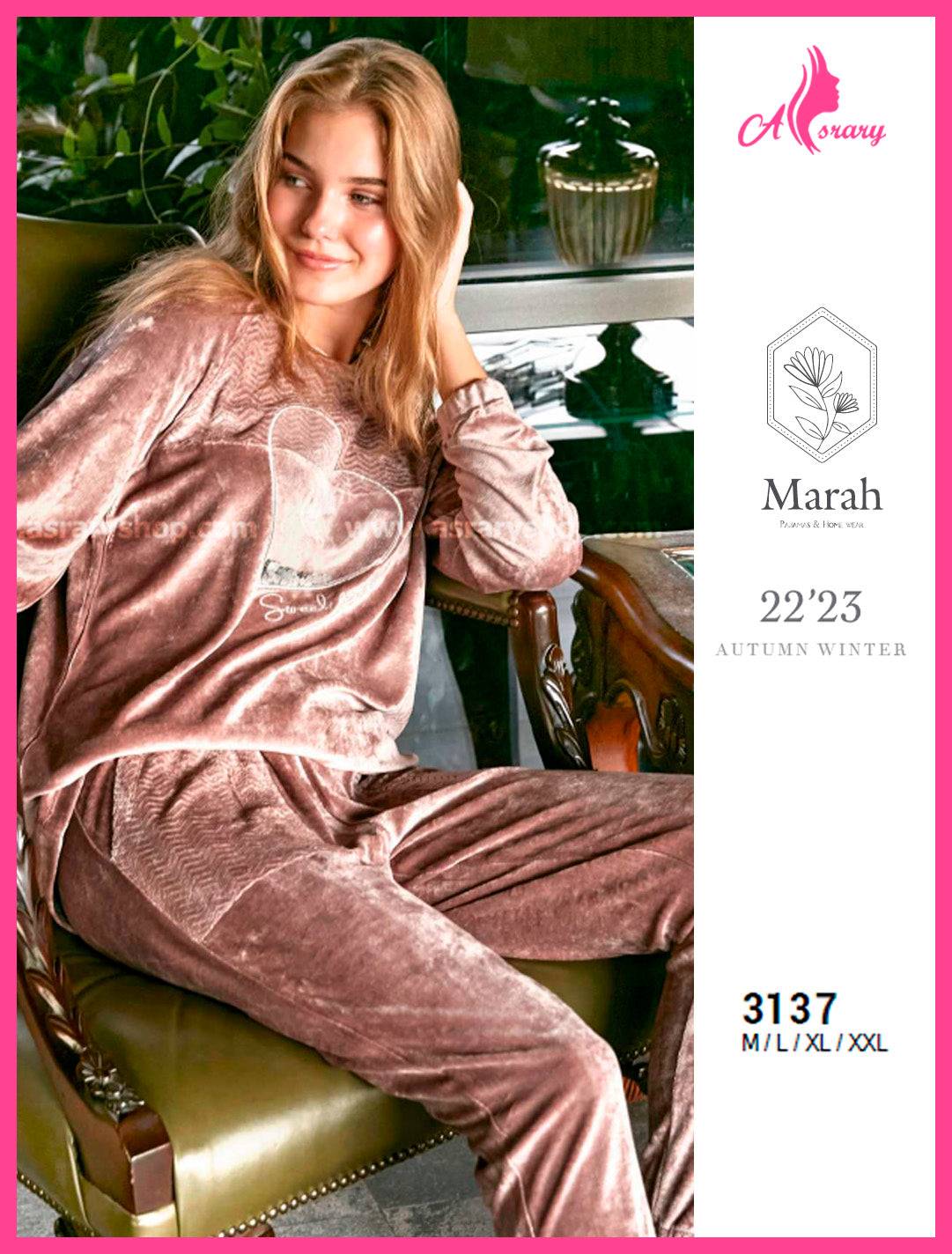 Marah Velvet Embroidered Pajamas 3137 M