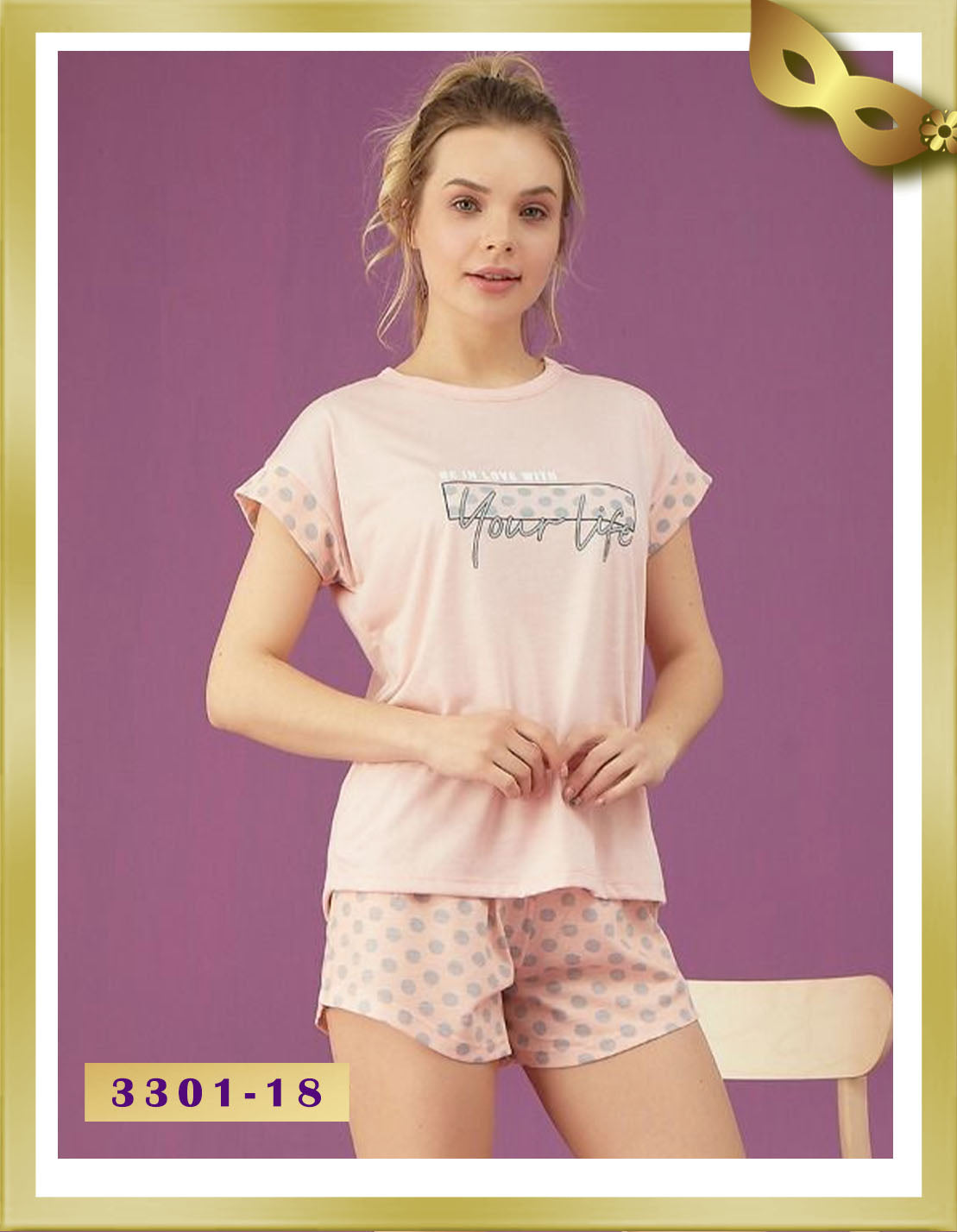 Eliz Short Pajama 3301-18