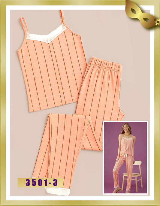 Eliz Long Straps Pajama 3501-2