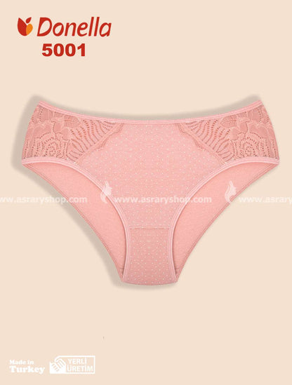 Donella Cotton with Lace Brief 5001 2XL Beauty Bush