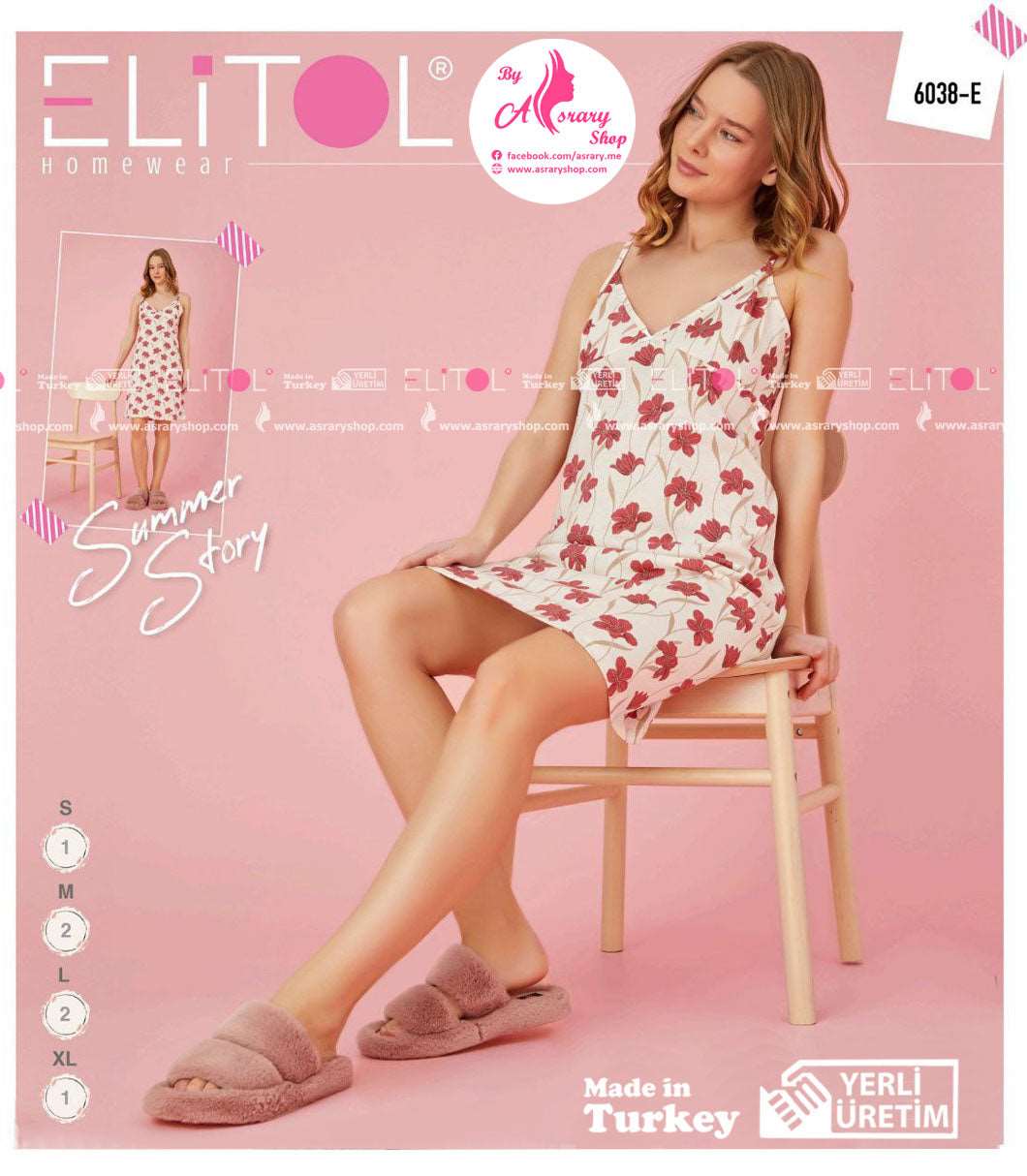 Elitol Nightgown 6038-e