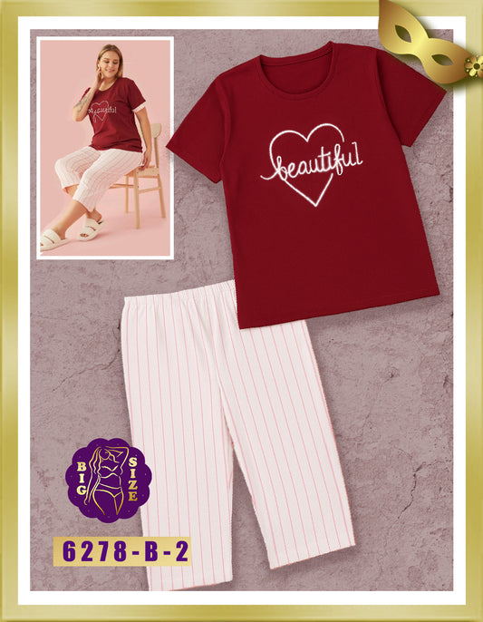 Elitol Bermuda Pajamas 6278-B-2