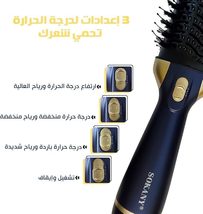 Sokany Hot Air Comb SK-904A Hair Dryer