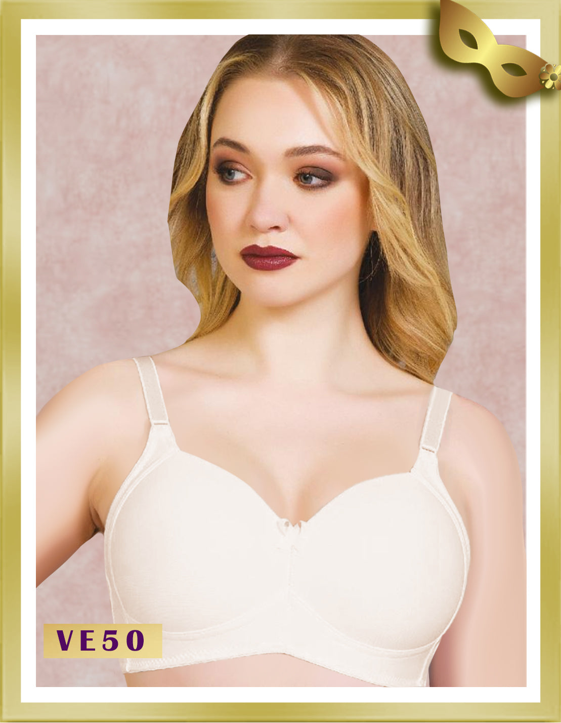 Vienna Soft Cup Bra VE50 White D