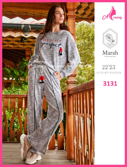 Marah Soft Trico Long Pajamas 3131